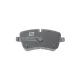 Колодки гальмівні передні SOLGY 209191 для Mercedes-Benz C-Class W203/CL203/S203, CLK C209, SLK R171 2000-2011