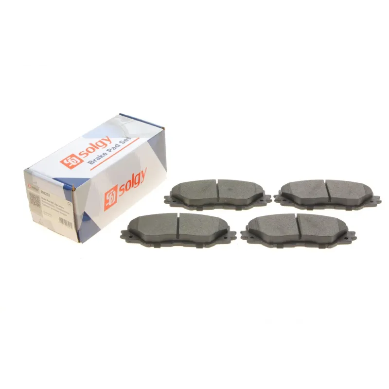 Колодки гальмівні передні SOLGY 209252 для Toyota Auris, Prius, RAV4