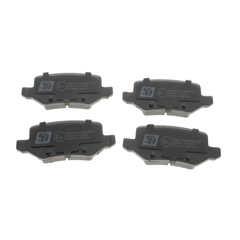 Колодки гальмівні задні SOLGY 209281 для Mercedes-Benz A-Class W168/W169, B-Class W245