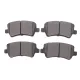 Колодки гальмівні задні SOLGY 209283 для Ford Galaxy/S-Max, Volvo S60/V60, Land Rover