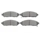 Колодки гальмівні передні SOLGY 209287 для Nissan Navara D40, NP300, Pathfinder R51
