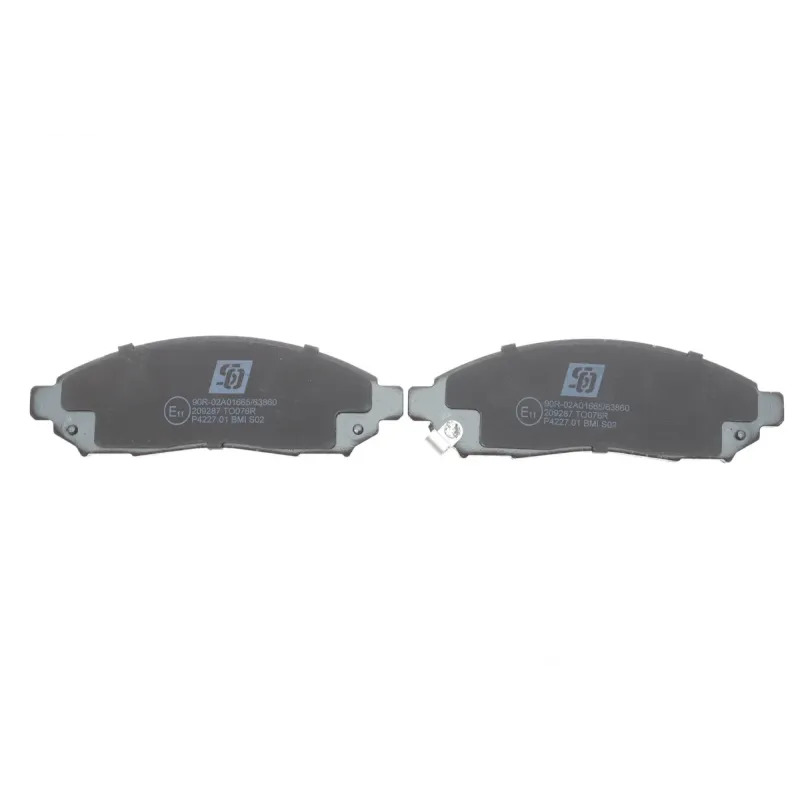 Колодки гальмівні передні SOLGY 209287 для Nissan Navara D40, NP300, Pathfinder R51