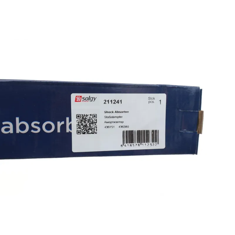 Амортизатор задній SOLGY 211241 для Chevrolet Aveo T300, Fiat Punto 199, Opel Corsa D