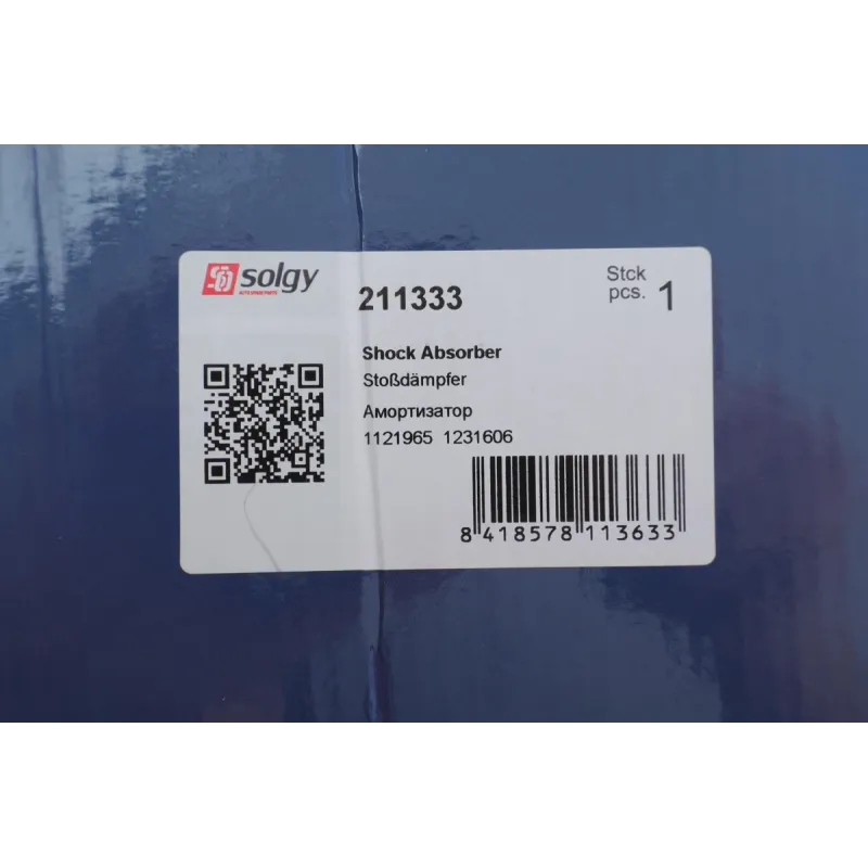Амортизатор задній SOLGY 211333 для Ford Mondeo III 2000-2007 (газовий)