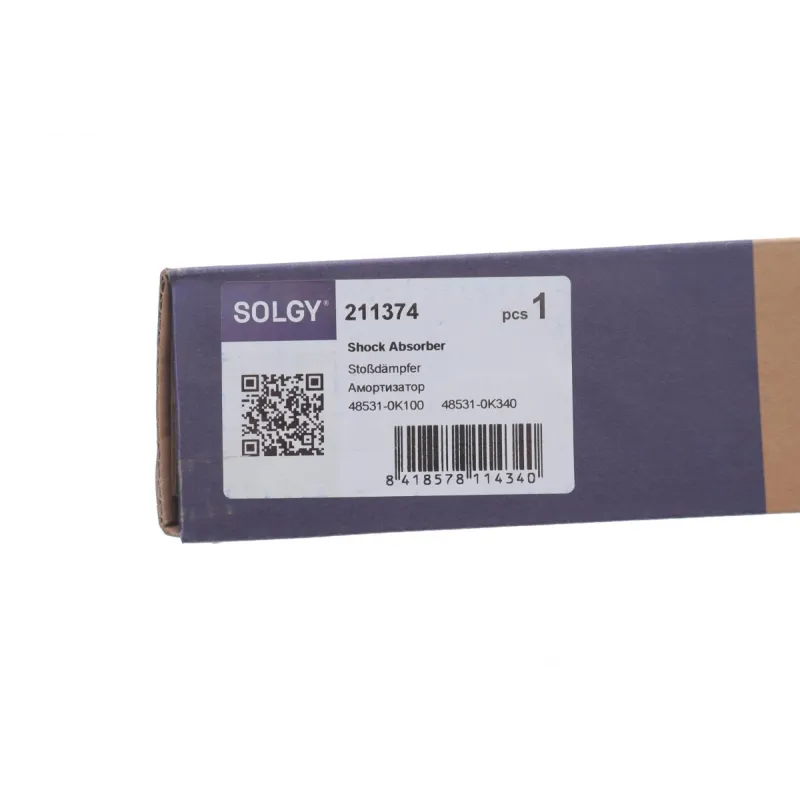 Амортизатор задній SOLGY 211374 для Toyota Hilux Platform/Pickup 2.5D 1997-2015