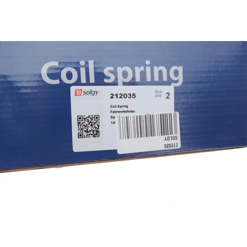 Пружина задня SOLGY 212035 для Skoda Octavia (1U2/1U5) 1996-2010, Seat Toledo IV 2012-2013