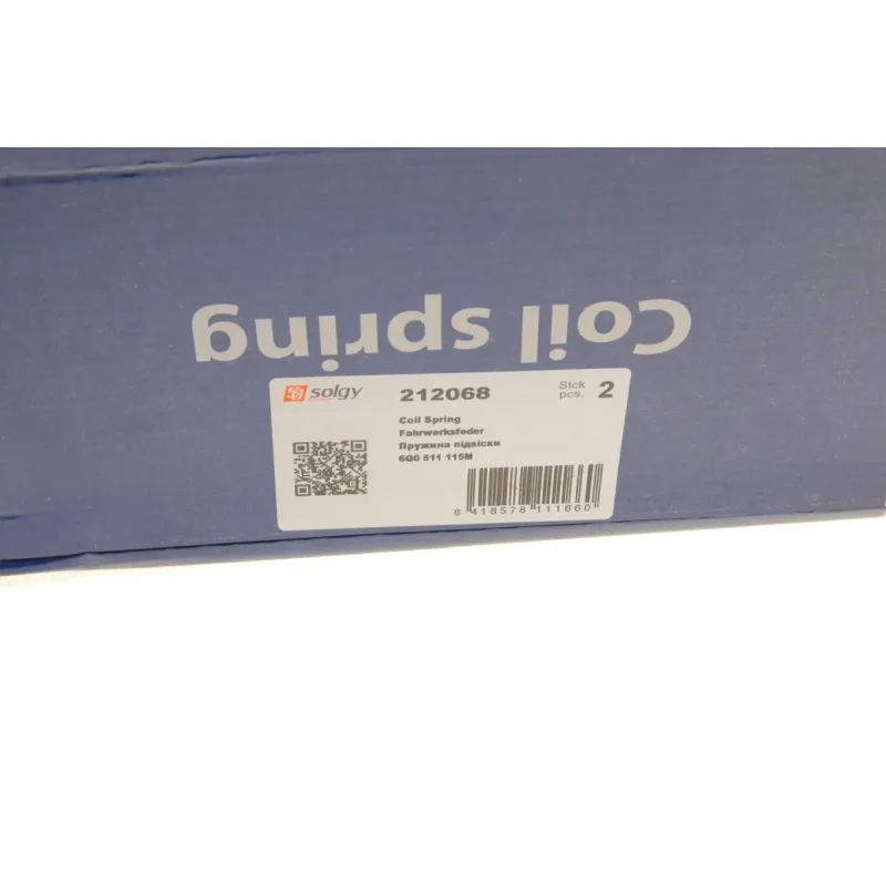 Пружина задня SOLGY 212068 для Skoda Fabia Combi 1.2-2.0/1.4-1.9TDI 2000-2014