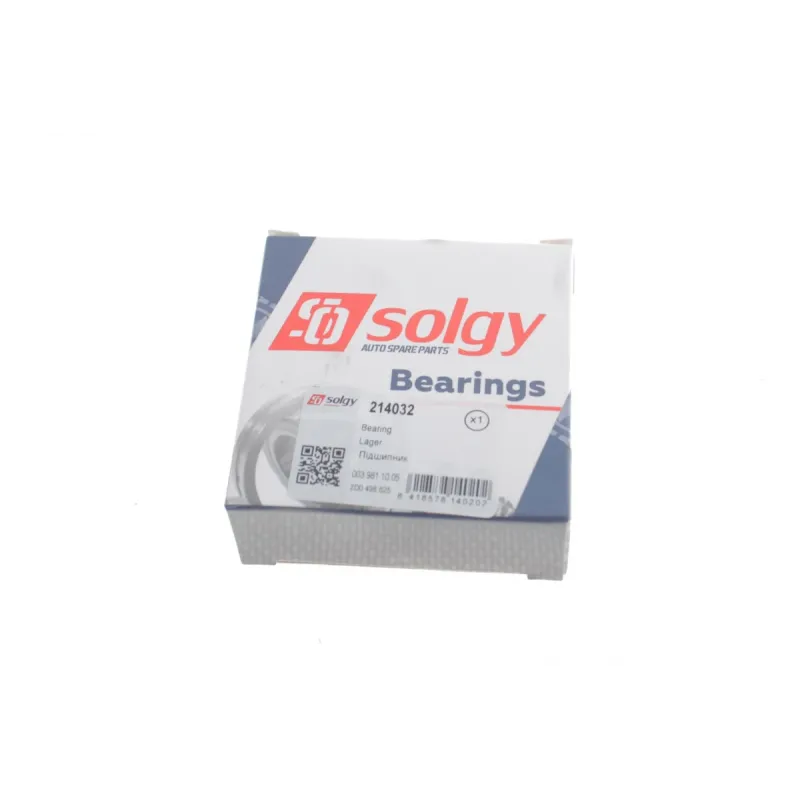 Підшипник ступиці SOLGY 214032 (25x52x22 мм)