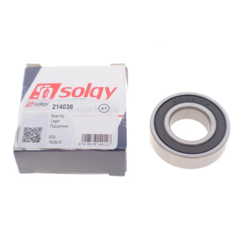 Підшипник кочення SOLGY 214036 (17x35x10 мм) для різних автомобілів