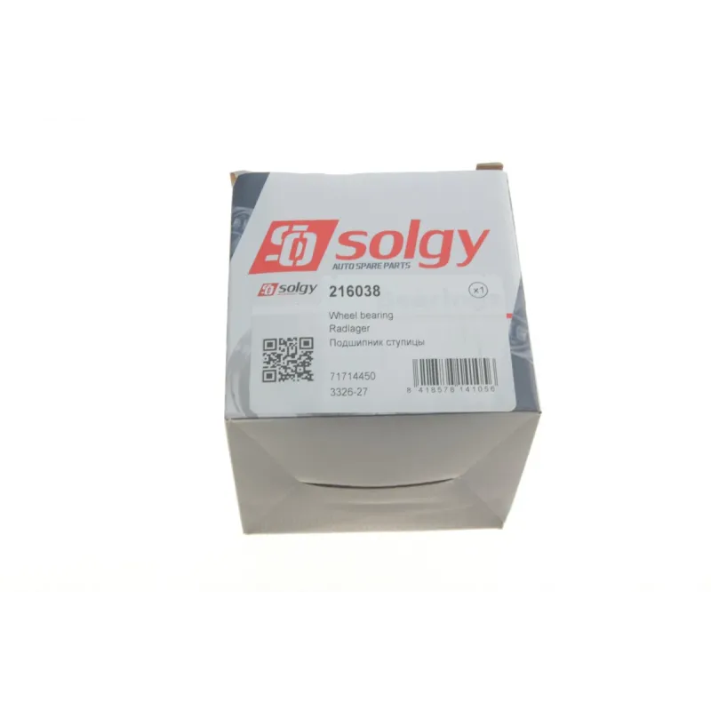 Підшипник маточини передній SOLGY 216038 для Fiat Ducato, Peugeot Boxer 1994-2002