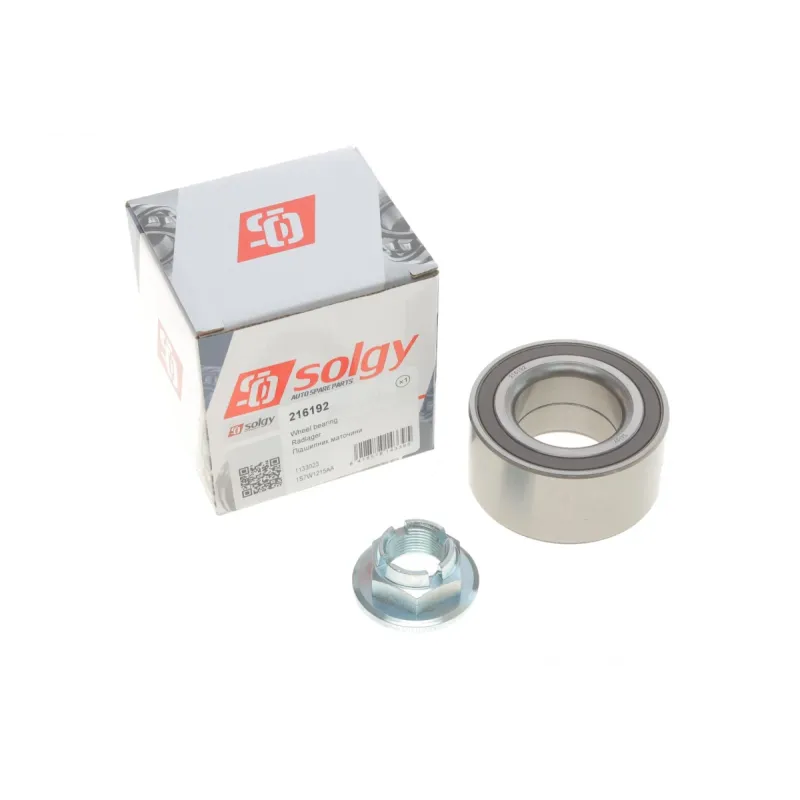Підшипник маточини передній SOLGY 216192 для Jaguar X-Type, Ford Mondeo III 2000-2009 (40х75х37)(+ABS)