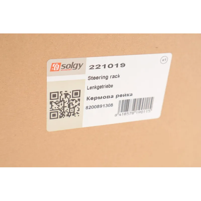 Рейка рульова електрична SOLGY 221019 для Renault Clio II, Kangoo 1997-2005, 1180 мм