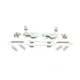 Ремкомплект колодок ручника SOLGY 223007 для Mercedes-Benz Sprinter, VW Crafter, Chrysler Crossfire (комплект L+R + пружинки)