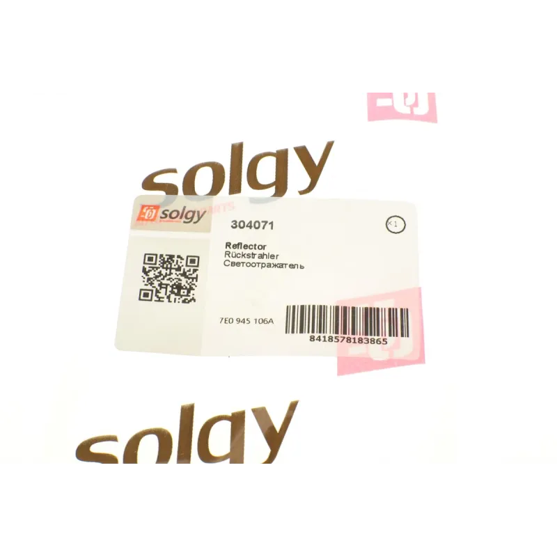 Світловідбивач заднього бампера SOLGY 304071 для Volkswagen Transporter T5/T6 2009-