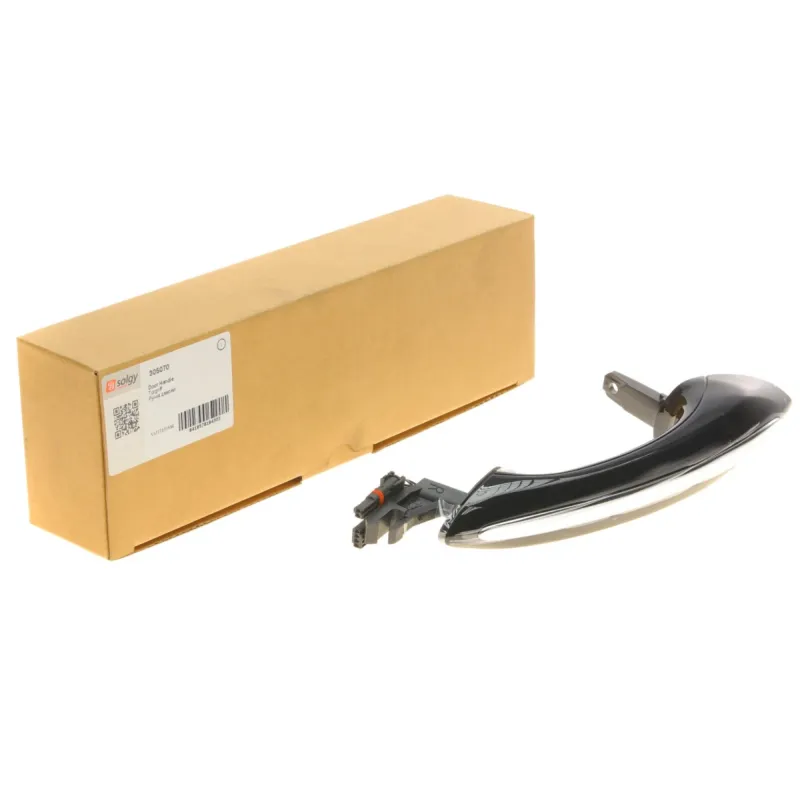Ручка дверей права SOLGY 305070 для BMW 5 F10/F07, 7 F01-F04 2008-2016 (чорна)