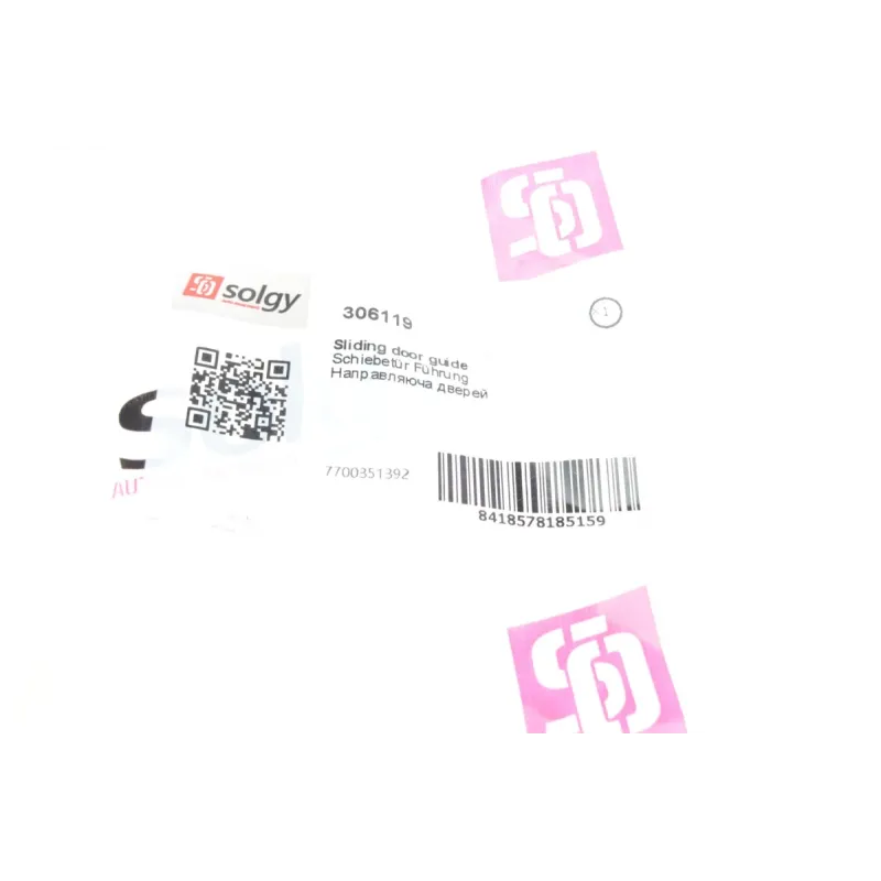 Направляюча дверей бічна SOLGY 306119 для Renault Master, Nissan Interstar, Opel Movano