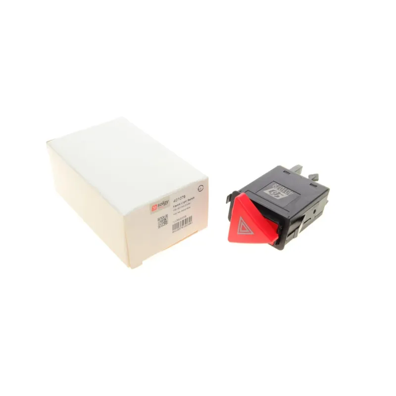 Кнопка аварійної сигналізації SOLGY 401079 для Skoda Octavia (1U2) 1996-2013, червона, трикутна