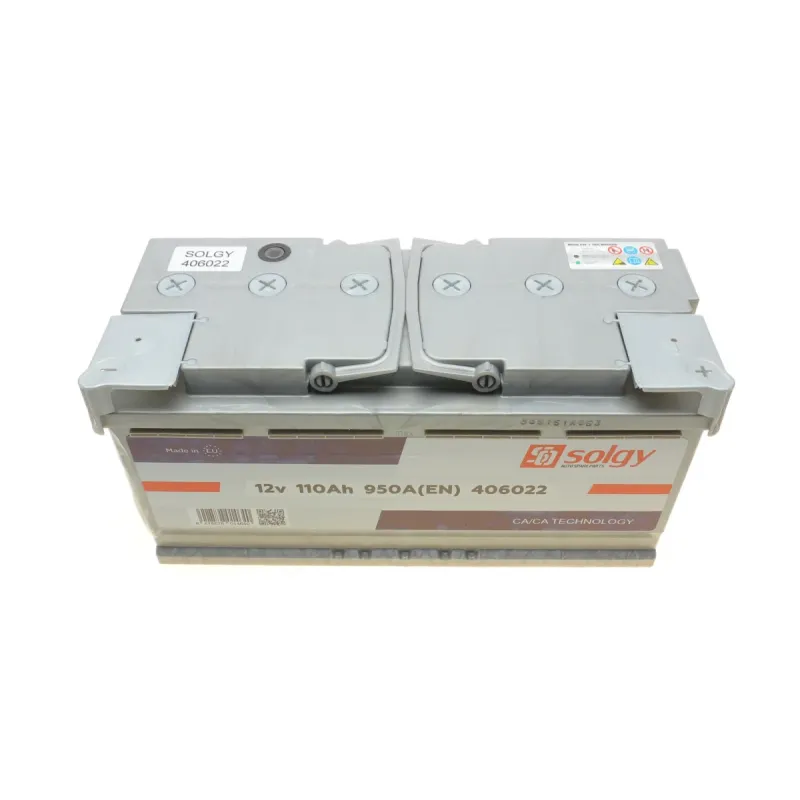 Акумуляторна батарея SOLGY 406022 110Ah/950A (395x175x190/+R) для вантажного транспорту