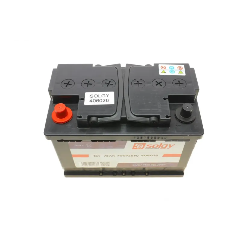 Акумулятор SOLGY 406026 75Ah/700A (278x175x190/+L)