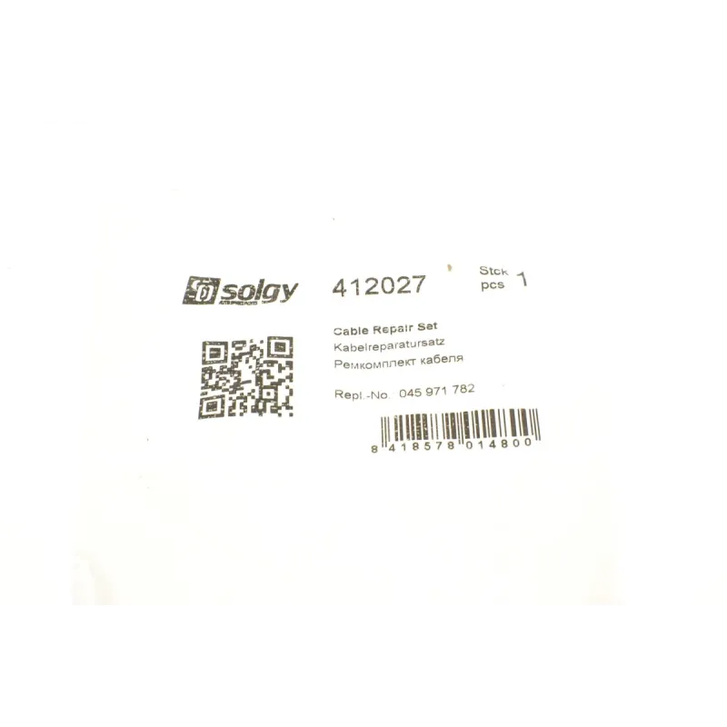 Ремкомплект кабелю свічки розжарювання SOLGY 412027 для Skoda Fabia, VW Polo 1.4 TDI 1999-2010