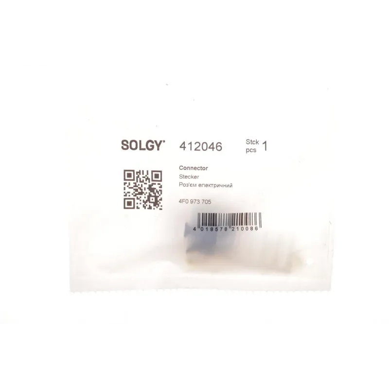 Роз'єм системи запалення SOLGY 412046 для Volkswagen T6 2.0 TDI 2015-2024 (5 конт., 1.2мм)