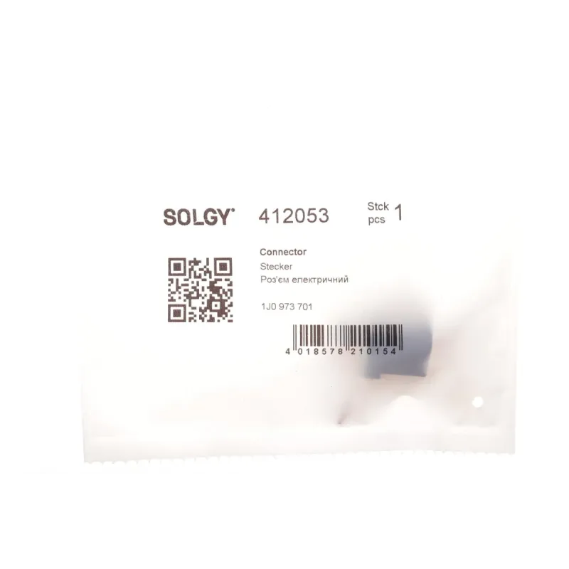 Роз'єм датчика тиску оливи SOLGY 412053 для Audi A1, A3, Skoda Octavia, VW Golf, 1.5мм