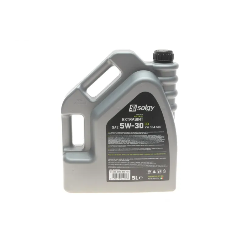 Олива 5W30 EXTRASINT C3 VW 504.00/507.00 (5L) (API SN/CF/BMW LL-04/MB 229.51/PORSCHE C30)