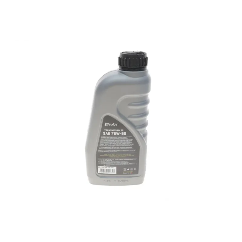 Трансмісійна олива SOLGY 75W90 ZC (1L) API GL4/GL-5/MB 235.0/MB 235.8/MAN 341 Type E2, артикул 504036