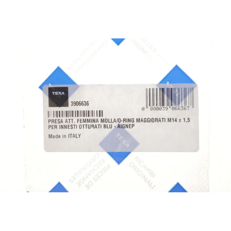 Швидкоз'ємне з'єднання LP R134a (НТ) (14х1.5) TEXA 3906636