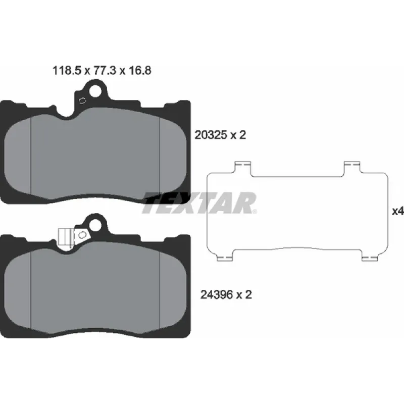 Колодки гальмівні (передні) Lexus GS/ IS С/III 05-/ RC 14- (Advics)