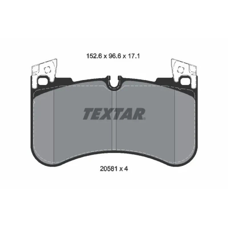 Колодки гальмівні (передні) Land Rover Defender 19-/Discovery 16-/Range Rover 12- 4x4 (Brembo) Q+