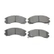 Колодки гальмівні передні TEXTAR 2136301 для Mitsubishi Outlander, Lancer, Pajero (Akebono) 150x58.5x15.7 мм