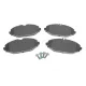 Колодки гальмівні передні TEXTAR 2207601 для Mercedes-Benz C-Class W205/E-Class W213 2014-