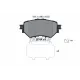 Колодки гальмівні передні TEXTAR 2215401 для Mazda 3 (BM) 2013-2023, 131.1 мм