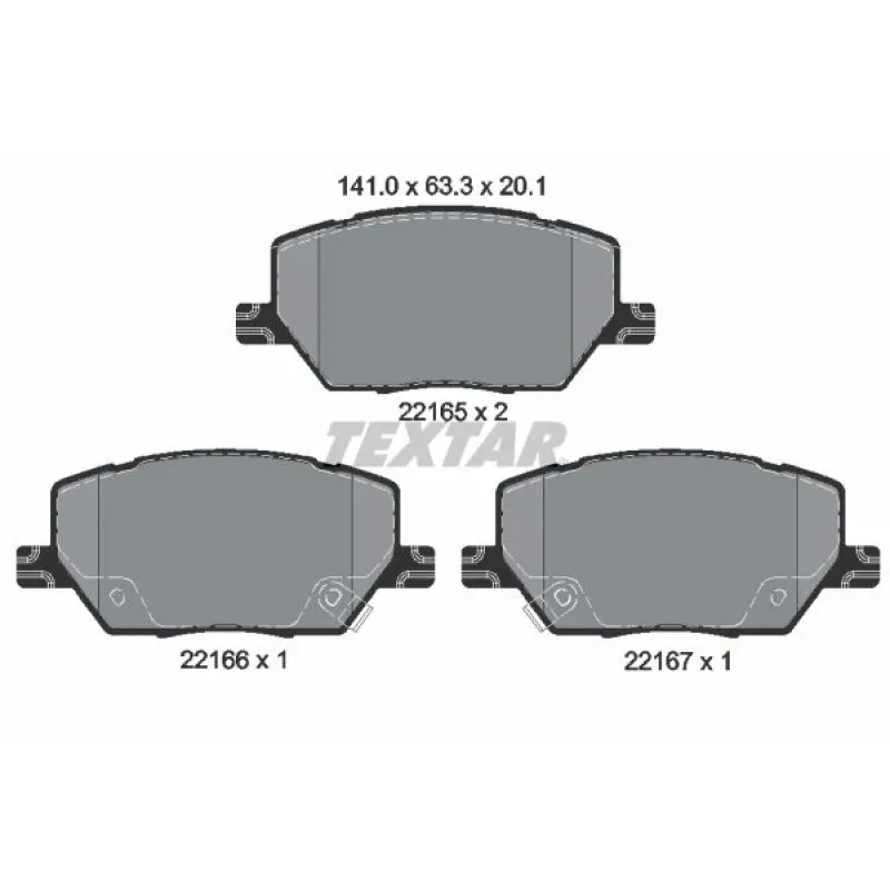 Колодки гальмівні (передні) Fiat 500X 1.4-1.6/1.6-2.0D 14-/ Jeep Renegade1.4-1.6/2.0CRD 14- Q+