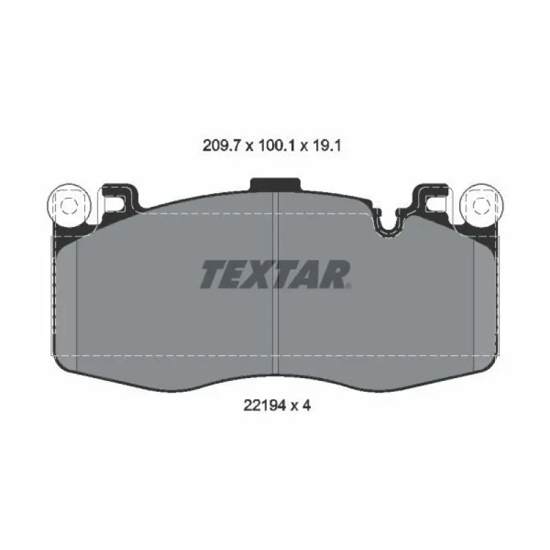 Колодки гальмівні (передні) BMW X5M (F15/F85)/X6M (F16/F86) 14-18 (Brembo) Q+