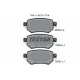 Колодки гальмівні (задні) Mazda 6 2.0/2.5 12- (Akebono)