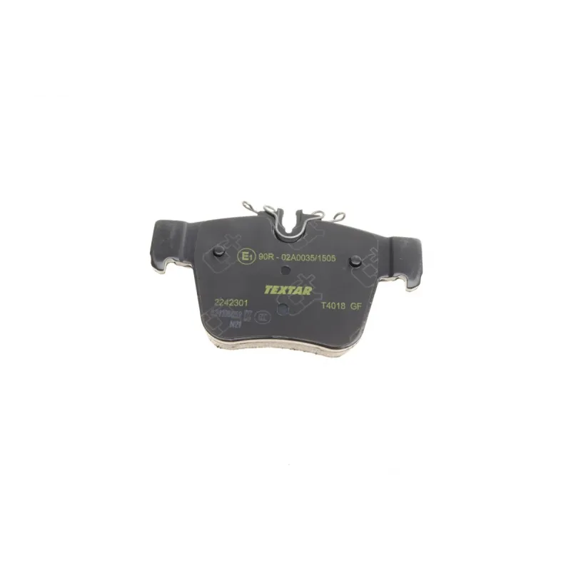 Колодки гальмівні задні TEXTAR 2242301 для Mercedes-Benz C-Class W205/GLC X253 2015-2019, 122.5x63.9x16.1 мм