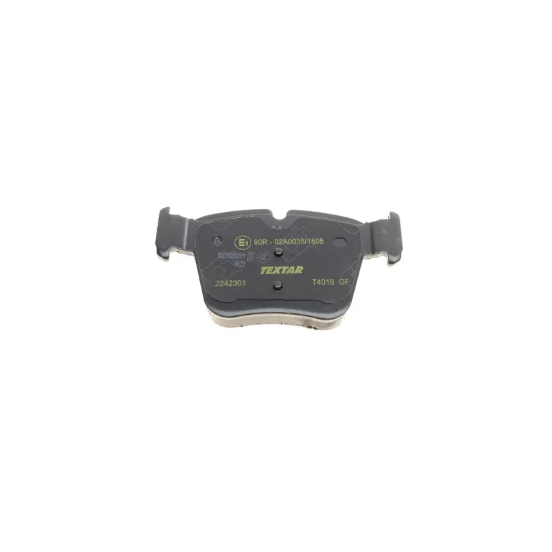 Колодки гальмівні задні TEXTAR 2242301 для Mercedes-Benz C-Class W205/GLC X253 2015-2019, 122.5x63.9x16.1 мм