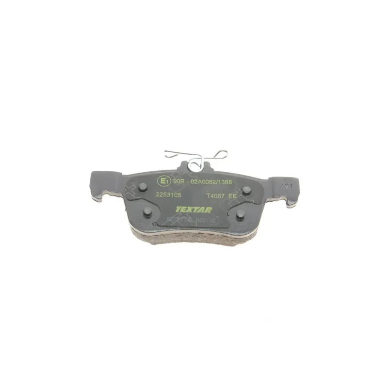 Колодки гальмівні задні TEXTAR 2253105 для Ford Mondeo/Kuga, Teves, 123.3x53.2 мм