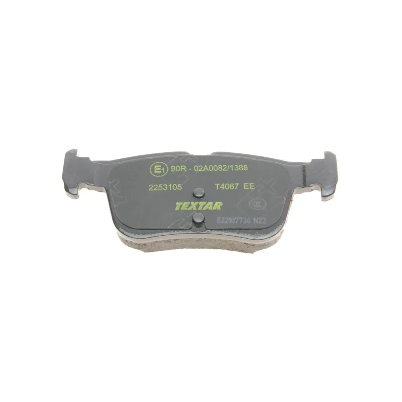 Колодки гальмівні задні TEXTAR 2253105 для Ford Mondeo/Kuga, Teves, 123.3x53.2 мм