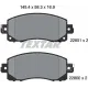 Колодки гальмівні передні TEXTAR 2280001 для Subaru Impreza GT 2016-, XV GT 2017-, Forester SK 2018- (Tokico)