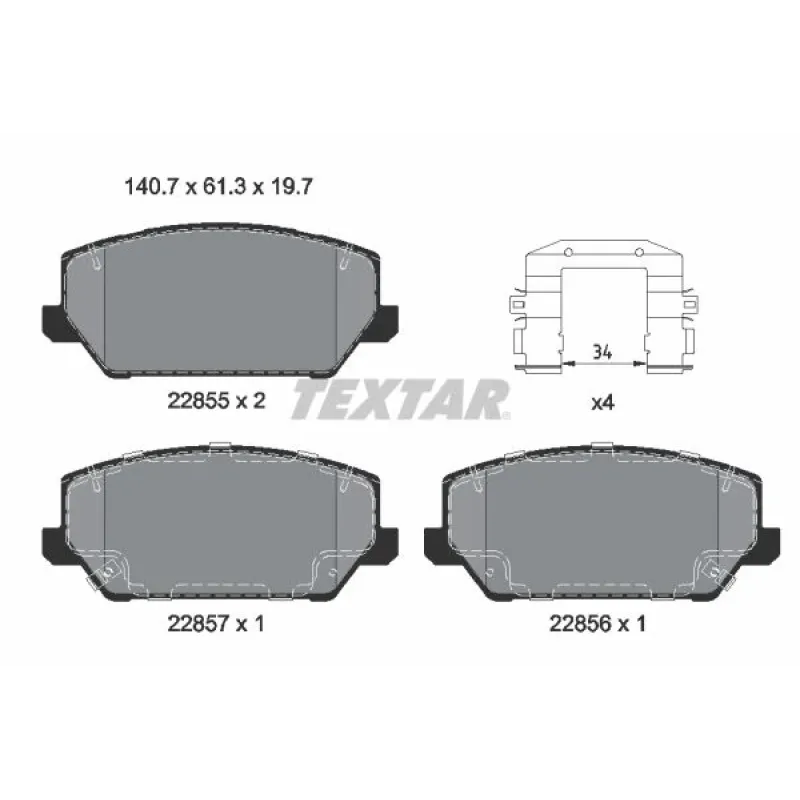 Колодки гальмівні (передні) Hyundai i30/Grandeur 16-/Kia Optima/Cadenza 15- (Mando) Q+