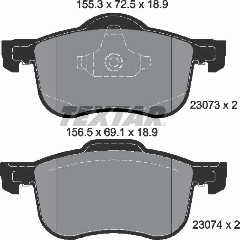 Колодки гальмівні (передні) Volvo S60/S80 2.0/2.4 D/T 98-10 (Teves) Q+