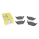 Колодки гальмівні передні TEXTAR 2313001 для Volkswagen Caddy 2003-, Audi A3 1996-2003, Seat Ibiza IV 2002-2009, 19.7 мм