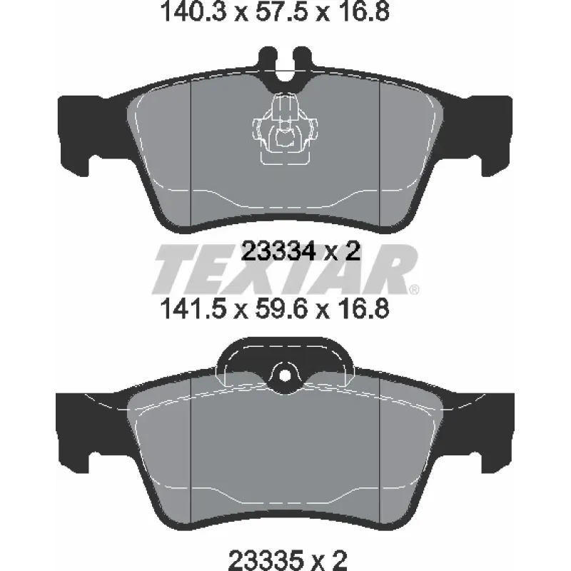 Колодки гальмівні (задні) MB E-class (W211/W212)/S-class (W220/W221) 98- (Teves) Q+