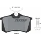 Колодки гальмівні задні TEXTAR 2355406 для Citroen C3/C4, Renault Scenic/Megane 87x53x16.2 мм