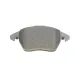 Колодки гальмівні передні TEXTAR 2358701 для VW Caddy 2003-, Audi A3 8P1, Audi A1 8X1, 155.1x66 мм