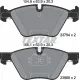 Колодки гальмівні передні TEXTAR 2379401 для BMW 3 (E90) 2005-2011, X1 (E84) 2009-