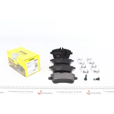 Колодки гальмівні передні TEXTAR 2388101 для Mercedes-Benz A-Class W169/B-Class W245 2004-2012, 70x131.8x20.1 мм